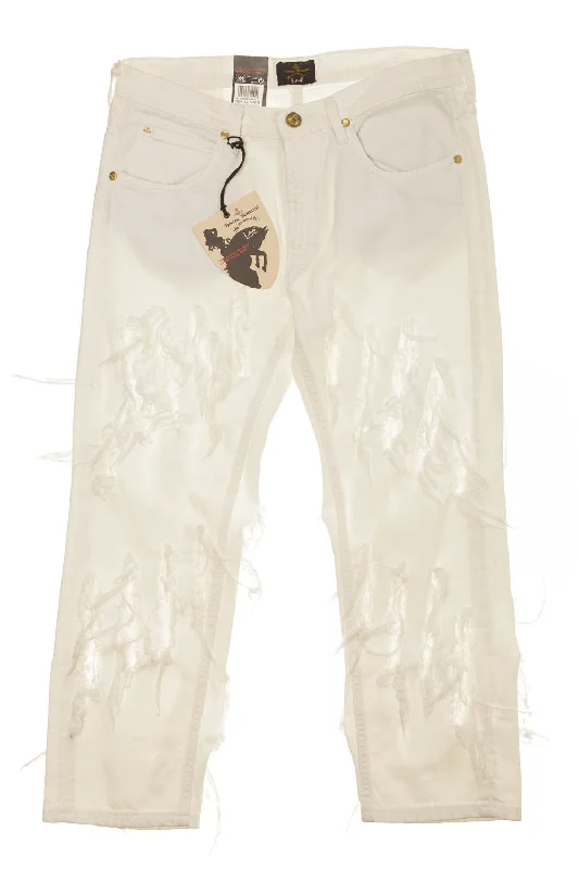 Vivienne Westwood - New With Tags White Ripped Jeans - US 28