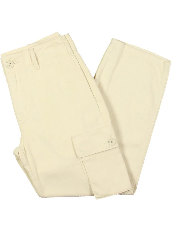 Womens Fit Pocket Cropped Pants