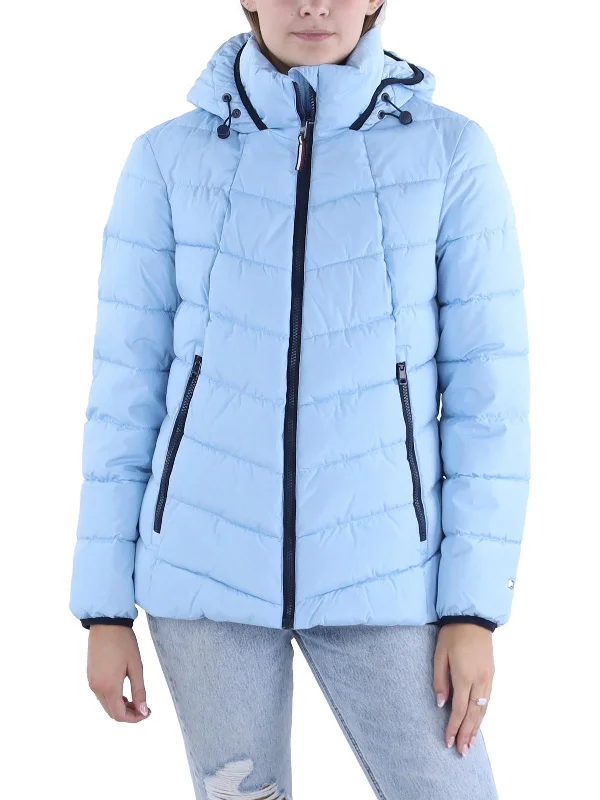 Womens Insulated Hooded Puffer Jacket