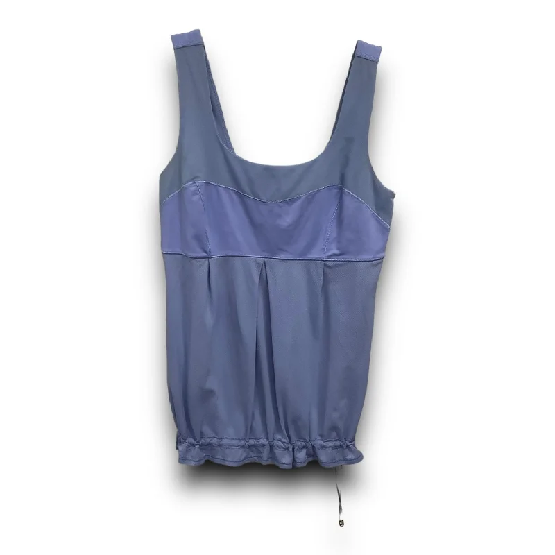 Athletic Tank Top By Lululemon In Blue, Size: 8