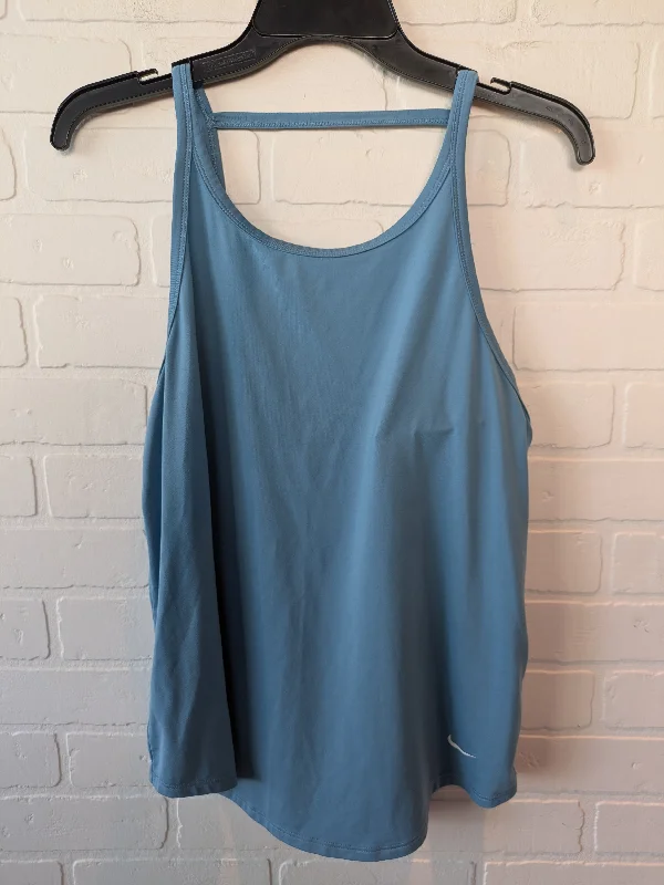 Athletic Tank Top By Nike Apparel In Blue, Size: S