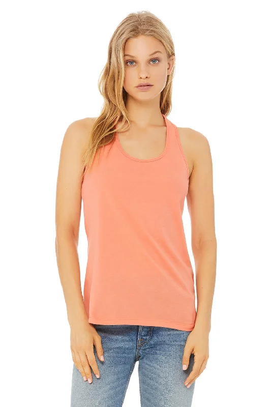 Bella + Canvas Womens Jersey Tank Top - Sunset Orange