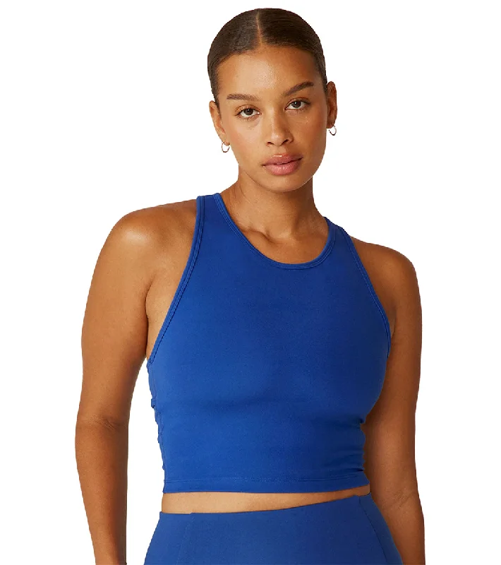 Beyond Yoga Powerbeyond Strive Cropped Tank Marine Blue