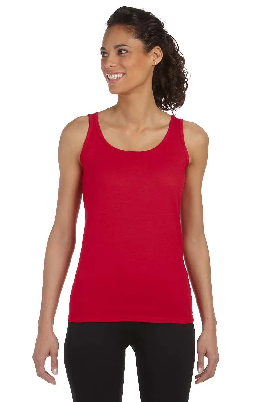 Gildan Womens Softstyle Tank Top - Cherry Red - Closeout