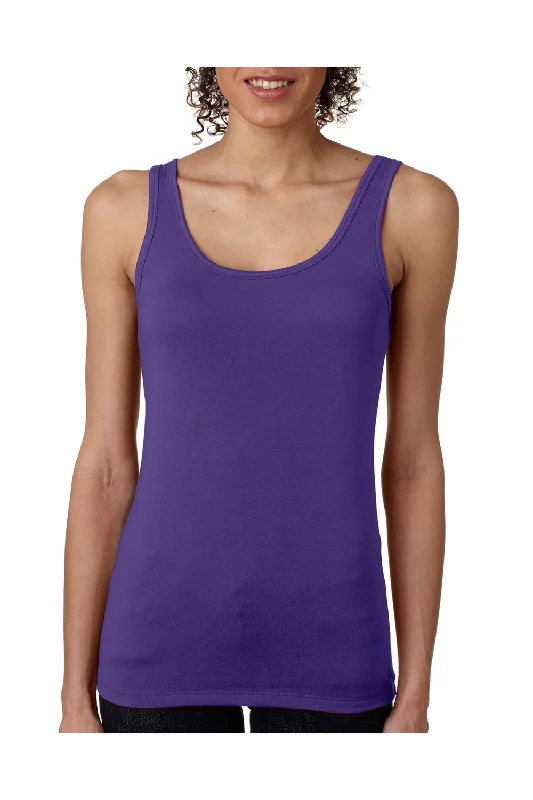 Next Level Womens Jersey Tank Top - Purple Rush - Closeout