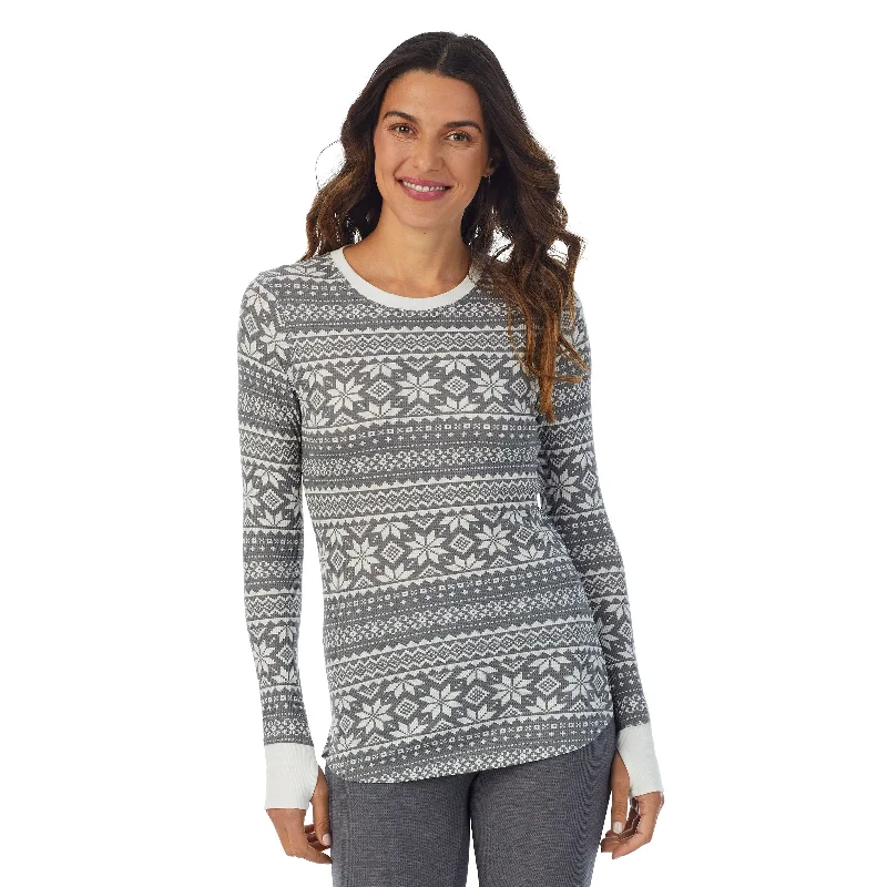 Stone Grey Fairisle