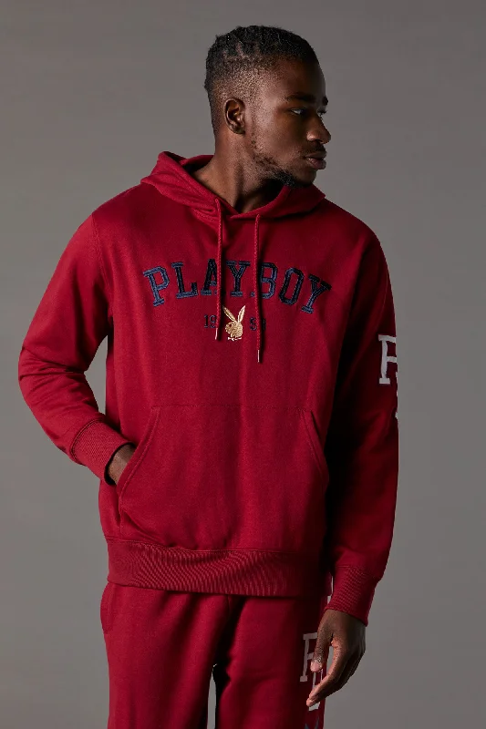 Playboy Chenille Embroidered Fleece Hoodie