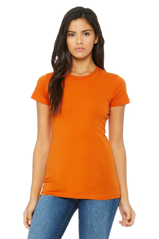 Bella + Canvas Womens The Favorite Short Sleeve Crewneck T-Shirt - Orange