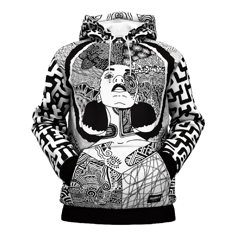 Black And White Beauty Hoodie