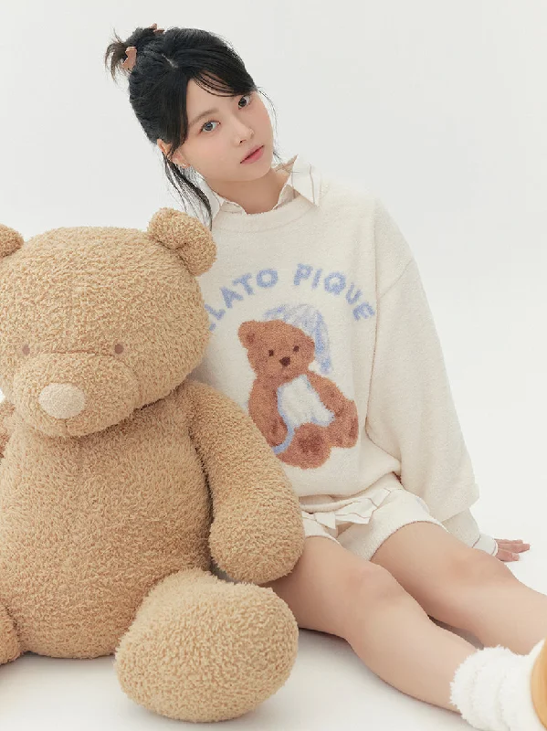 GOOD NIGHT BEAR Pullover Sweater